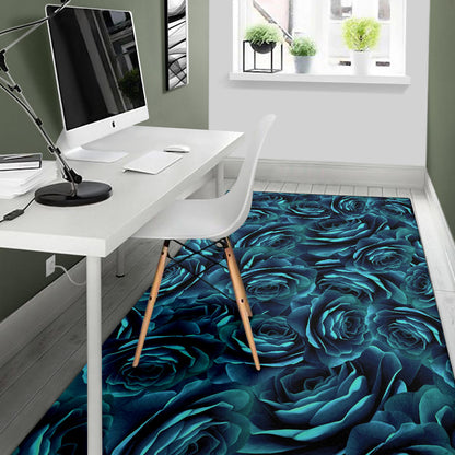 Camellia Pattern Print Design CM04 Area Rugs