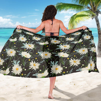 Daisy Pattern Print Design DS08 Sarong Pareo Wrap