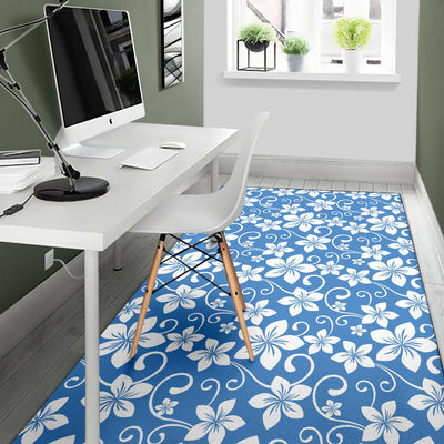 Hibiscus Pattern Print Design HB09 Area Rugs