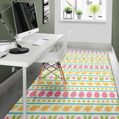 Easter Eggs Pattern Print Design RB016 Area Rugs