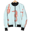 SeaHorse Pattern Print Design 01 Women's Bomber Jacket