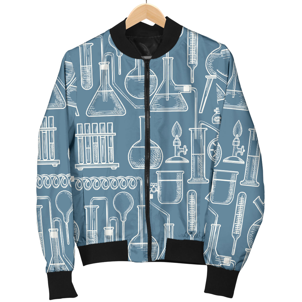 Chemical Pattern Print Design 05 Women's Bomber Jacket
