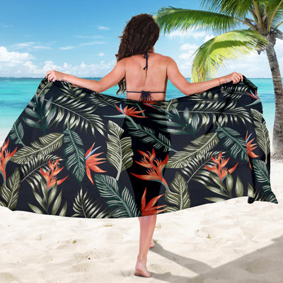 Bird Of Paradise Pattern Print Design BOP02 Sarong Pareo Wrap