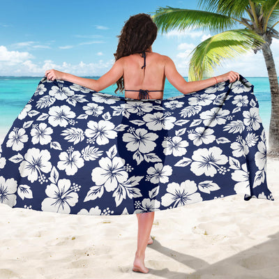 Hibiscus Pattern Print Design HB012 Sarong Pareo Wrap