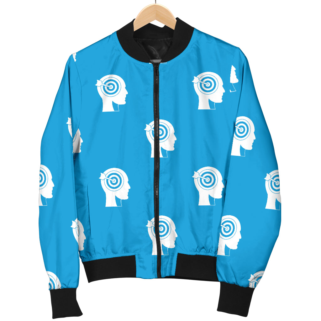 Psychology Pattern Print Design A03 Women's Bomber Jacket