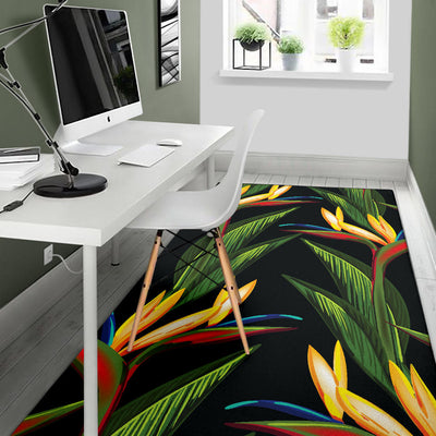 Bird Of Paradise Pattern Print Design BOP012 Area Rugs