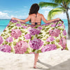 Hydrangea Pattern Print Design HD05 Sarong Pareo Wrap