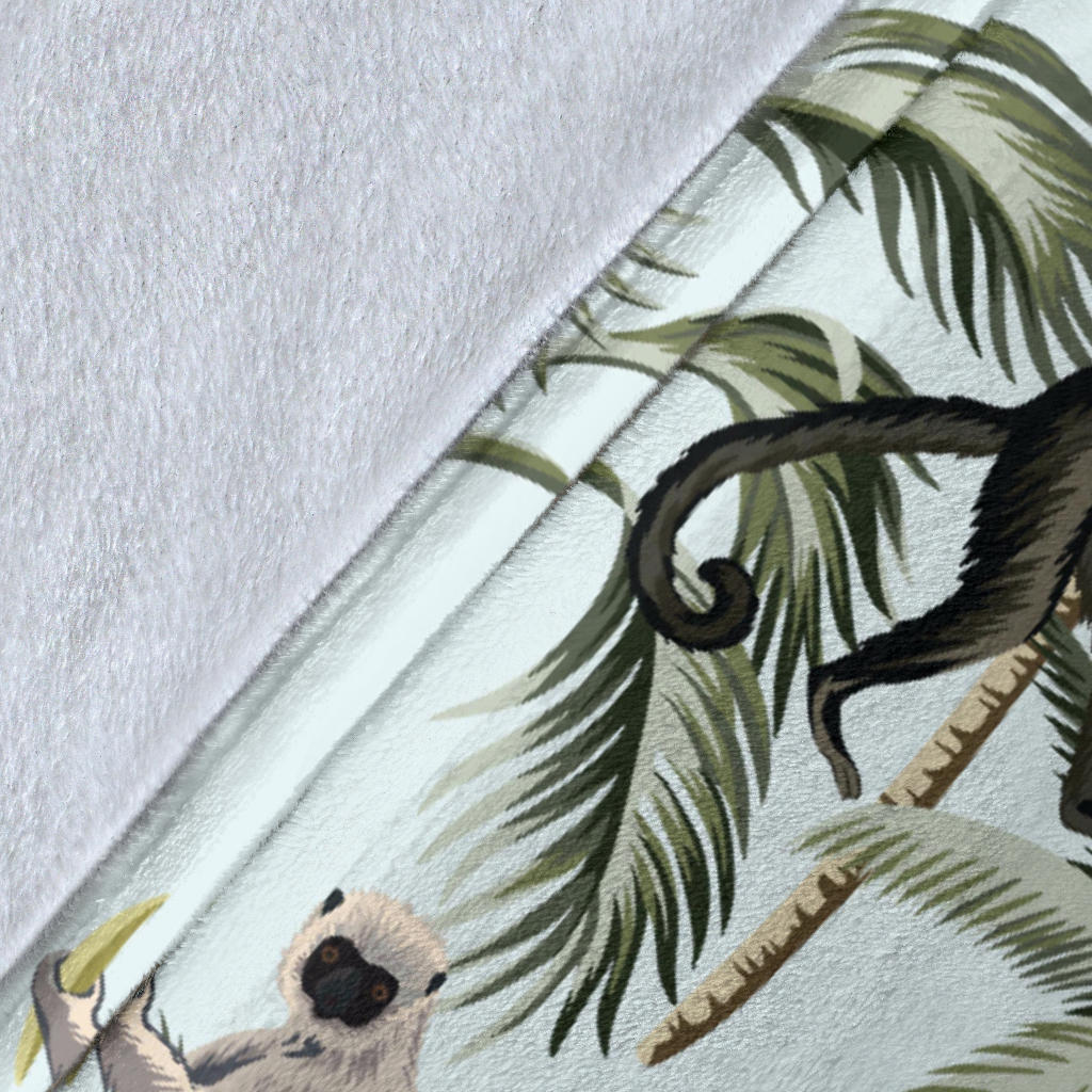 Rainforest Pattern Print Design RF04 Fleece Blanket