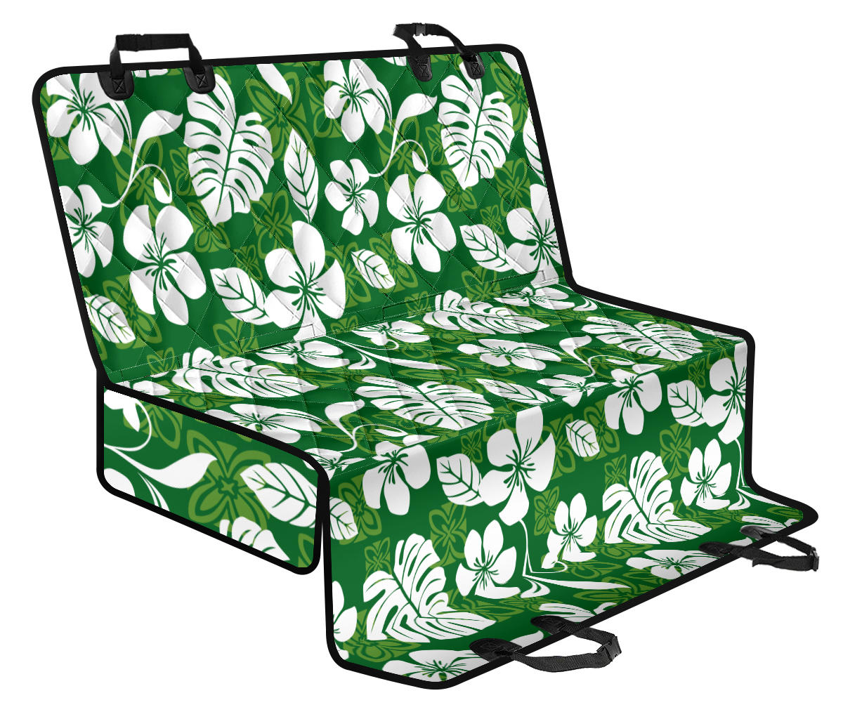 Hawaiian Themed Pattern Print Design H016 Rear Dog  Seat Cover