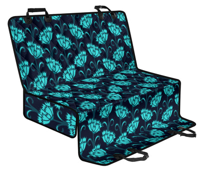 Carnations Pattern Print Design CN06 Rear Dog  Seat Cover