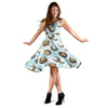 Coconut Pattern Print Design CN01 Midi Dress