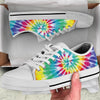 Tie Dye White Bottom Low Top Shoes