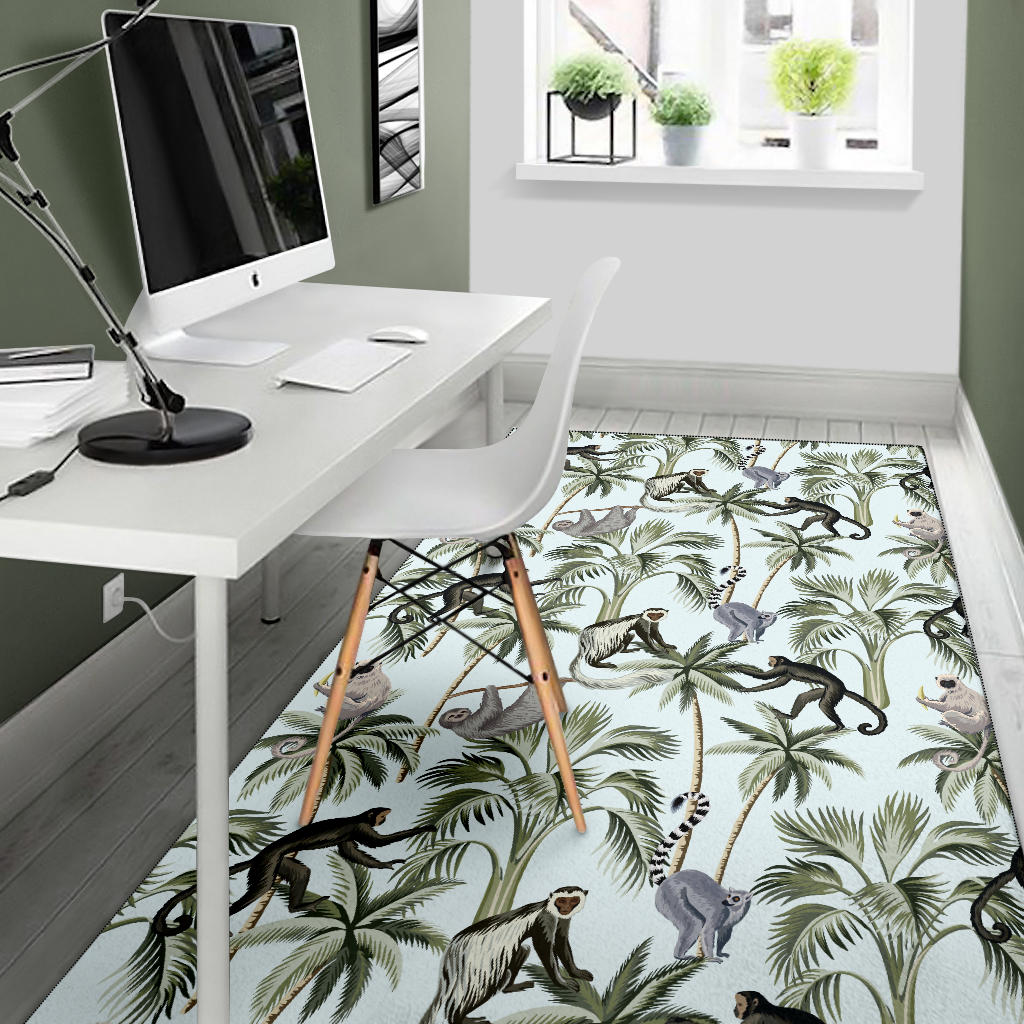 Rainforest Pattern Print Design RF04 Area Rugs