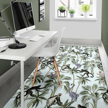 Rainforest Pattern Print Design RF04 Area Rugs