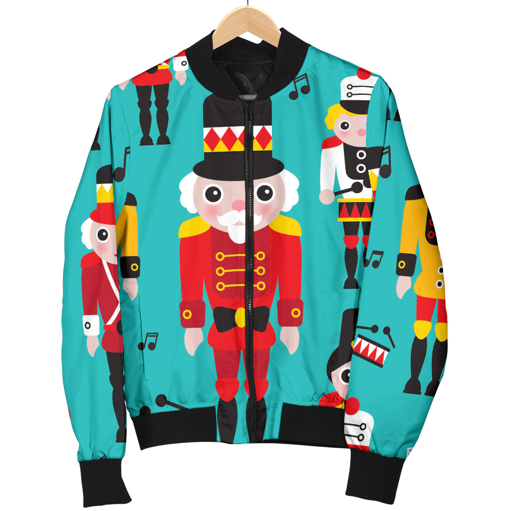 Nutcracker Pattern Print Design A03 Women's Bomber Jacket
