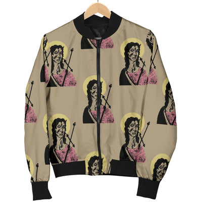 Christian Pattern Print Design 04 Women's Bomber Jacket