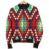 Native Pattern Print Design A07 Women's Bomber Jacket