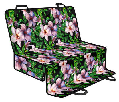 Plumeria Pattern Print Design PM01 Rear Dog  Seat Cover
