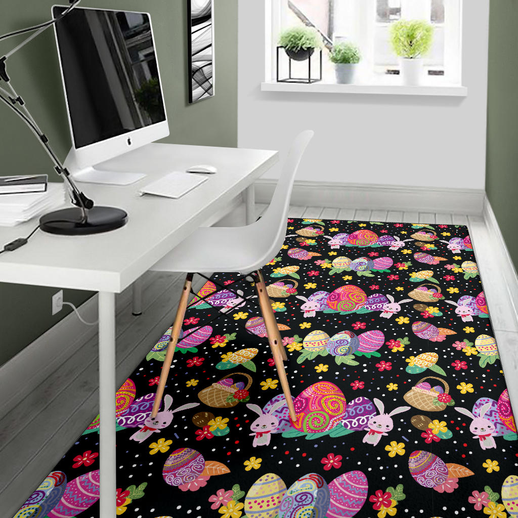 Easter Eggs Pattern Print Design RB06 Area Rugs