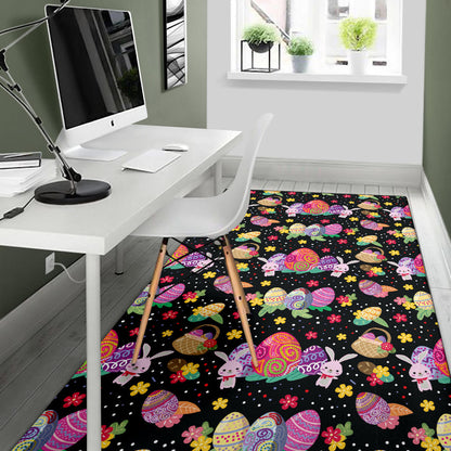 Easter Eggs Pattern Print Design RB06 Area Rugs