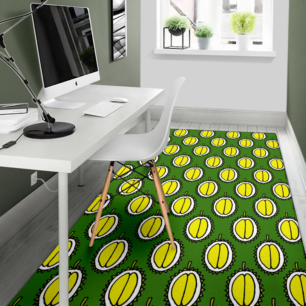 Durian Pattern Print Design DR01 Area Rugs