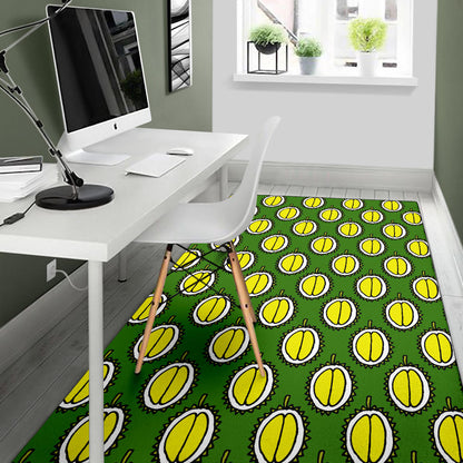 Durian Pattern Print Design DR01 Area Rugs