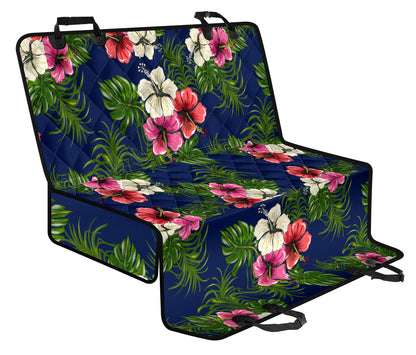 Hibiscus Pattern Print Design HB028 Rear Dog  Seat Cover