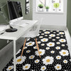 Daisy Pattern Print Design DS02 Area Rugs