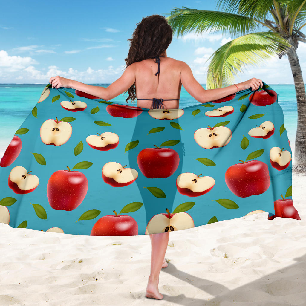 Apple Pattern Print Design AP012 Sarong Pareo Wrap