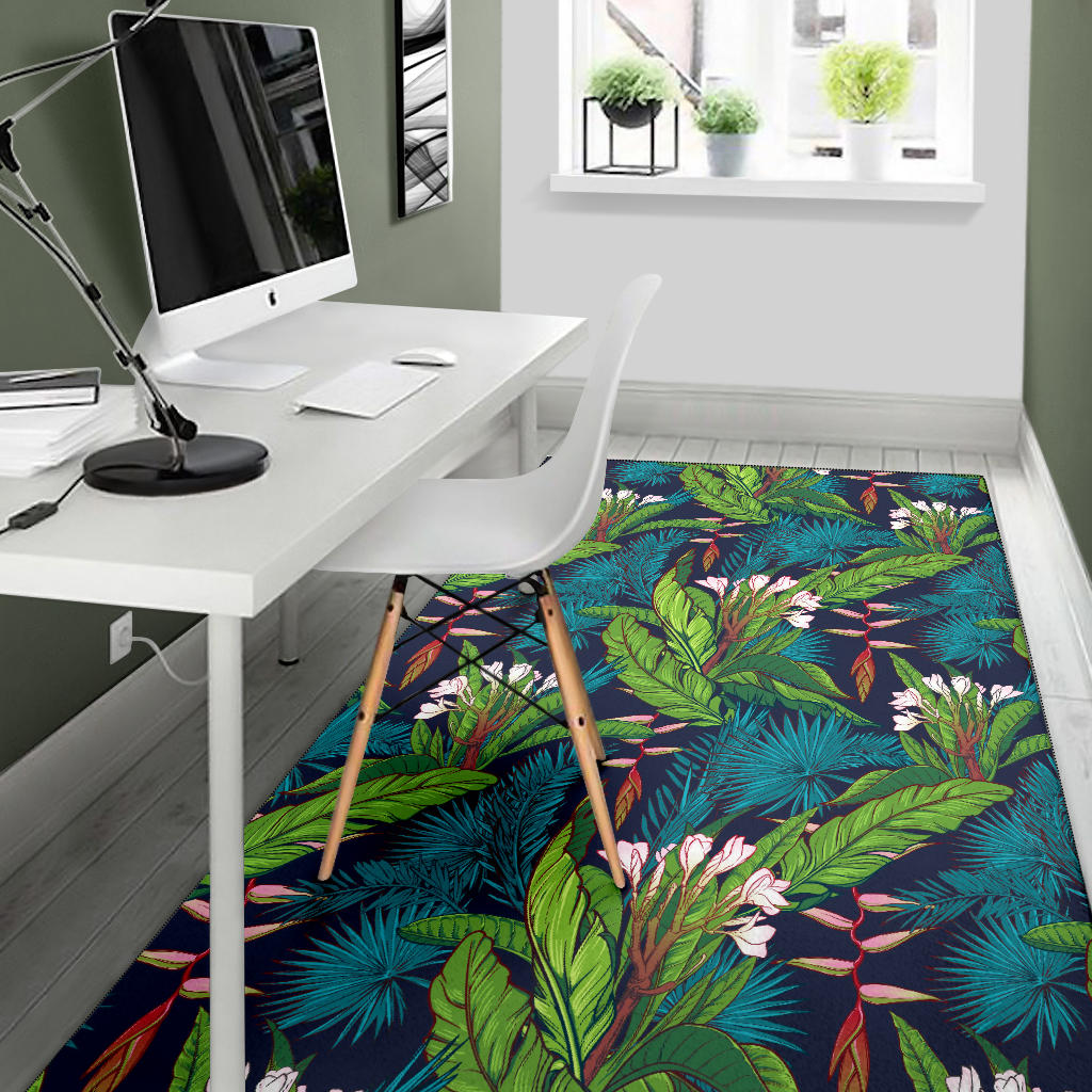 Rainforest Pattern Print Design RF01 Area Rugs