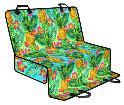 Pineapple Pattern Print Design PP010 Rear Dog  Seat Cover