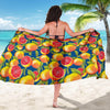 Grapefruit Pattern Print Design GF04 Sarong Pareo Wrap