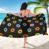 Donut Pattern Print Design DN012 Sarong Pareo Wrap