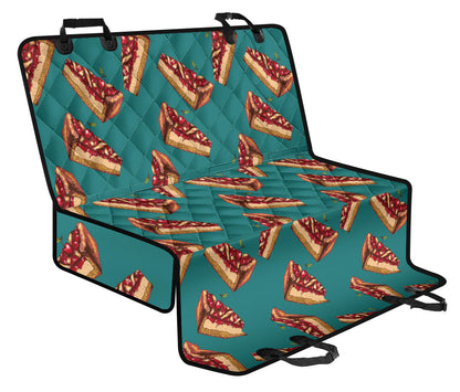 Cheesecake Cherry Pattern Print Design CK03 Rear Dog  Seat Cover