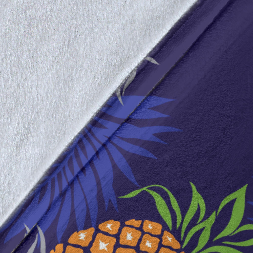 Pineapple Pattern Print Design PP02 Fleece Blanket