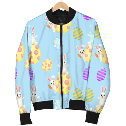 Easter Eggs Pattern Print Design RB015 Men Bomber Jacket