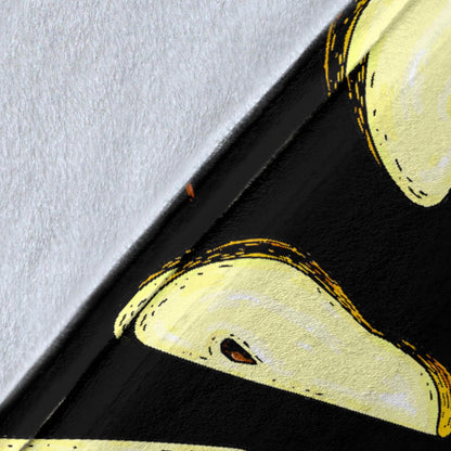 Pear Pattern Print Design PE01 Fleece Blanket