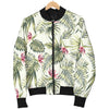 Bird Of Paradise Pattern Print Design 04 Women's Bomber Jacket