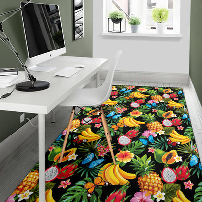 Tropical Fruits Pattern Print Design TF04 Area Rugs