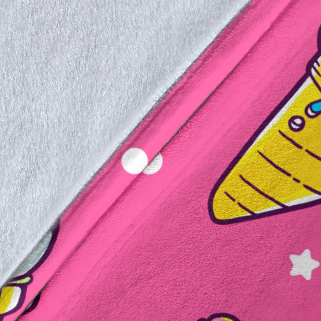 Ice Cream Pattern Print Design IC04 Fleece Blanket
