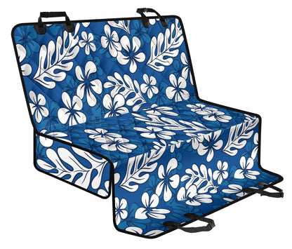 Plumeria Pattern Print Design PM015 Rear Dog  Seat Cover