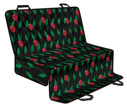 Cranberry Pattern Print Design CB01 Rear Dog  Seat Cover