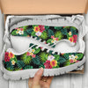 Hibiscus Hawaiian flower tropical Sneakers White Bottom Shoes