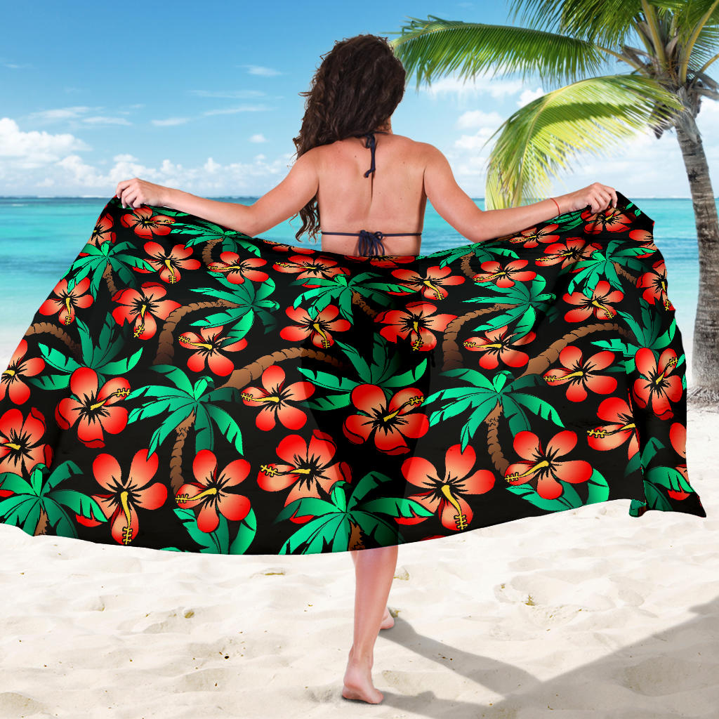 Hawaiian Themed Pattern Print Design H022 Sarong Pareo Wrap