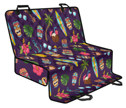 Hawaiian Themed Pattern Print Design H024 Rear Dog  Seat Cover
