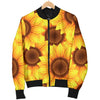 Sunflower Pattern Print Design SF07 Men Bomber Jacket