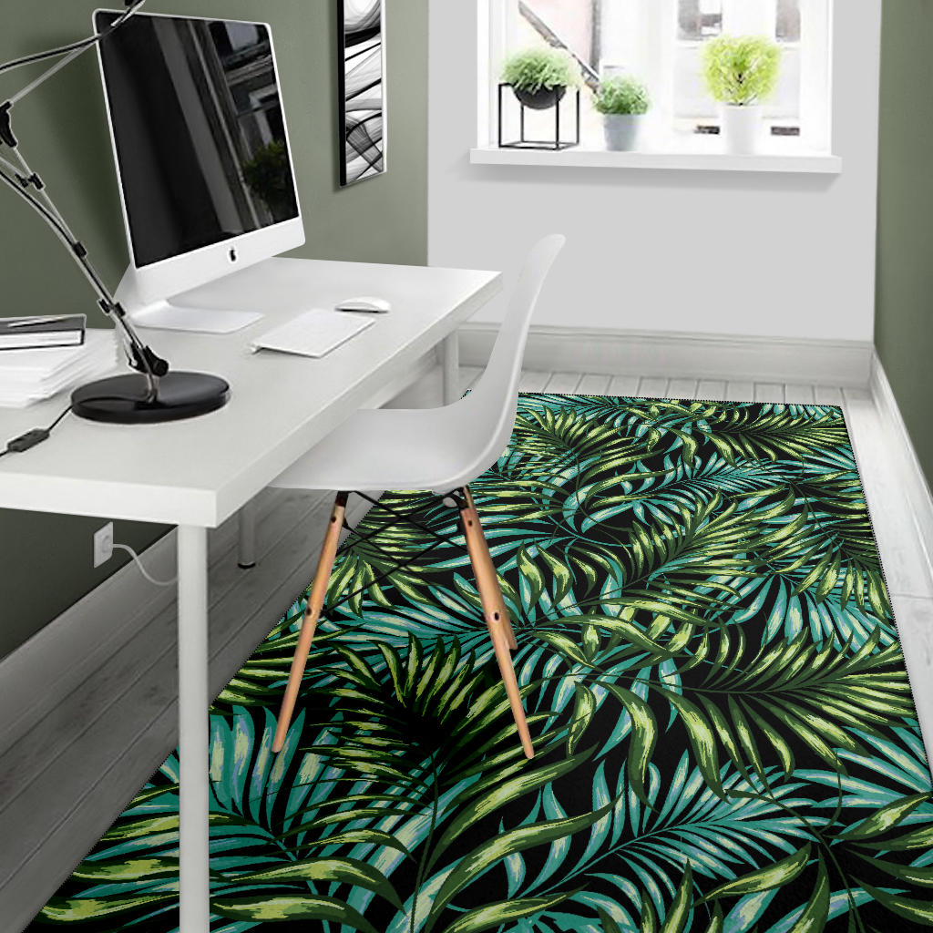 Tropical Flower Pattern Print Design TF08 Area Rugs