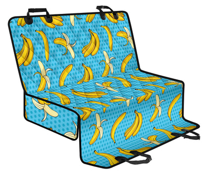 Banana Pattern Print Design BA08 Rear Dog  Seat Cover