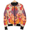 Ganesha Indian Pattern Print Design 02 Women's Bomber Jacket