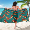 Cheesecake Cherry Pattern Print Design CK03 Sarong Pareo Wrap